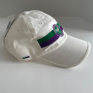 NWT Wimbledon The Champions Tennis Hat White One Size